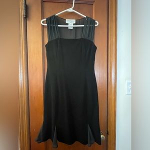Womans black dress petite size 8